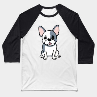 Cute Merle French Bulldog Baseball T-Shirt